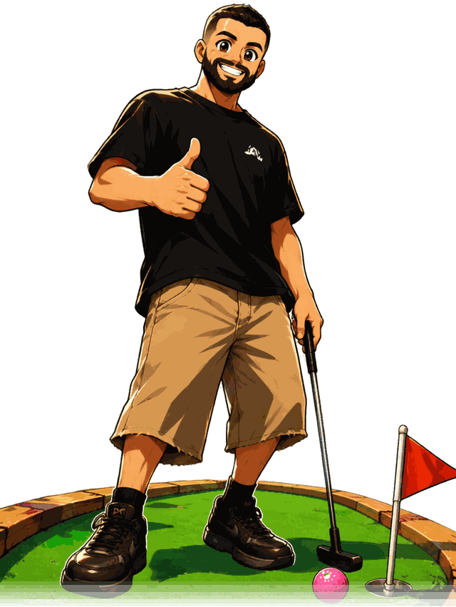 Killian, fondateur de Funty, sur un parcours Funty